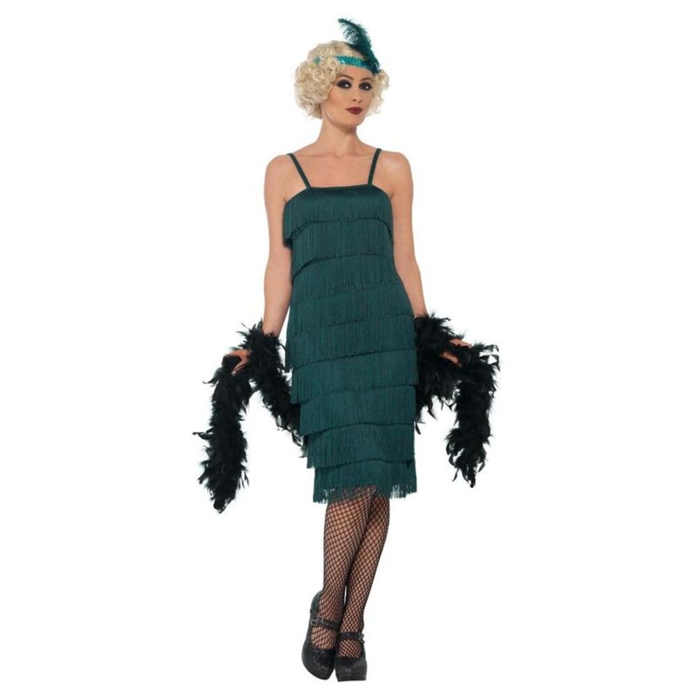Smiffys Womens/Ladies Flapper Costume Set / Green